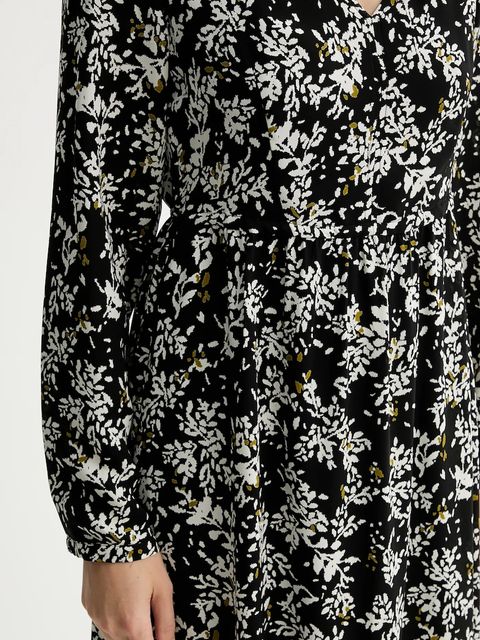 Marc O'Polo sukienka kolor czarny mini prosta 509098321303