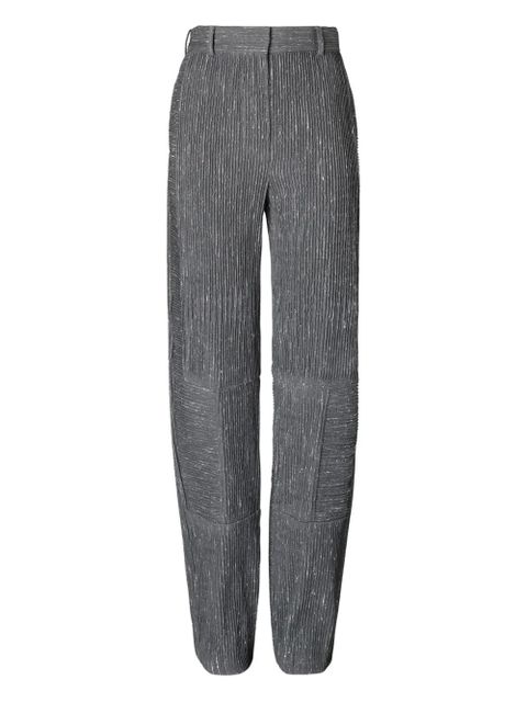 Tory Burch panelled wool-blend trousers - Grey - zdjęcie produktu nr 1