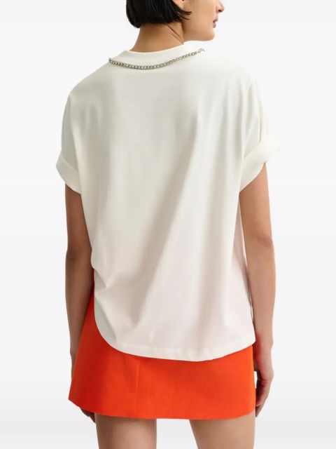 Essentiel Antwerp Jisos number-print T-shirt - White