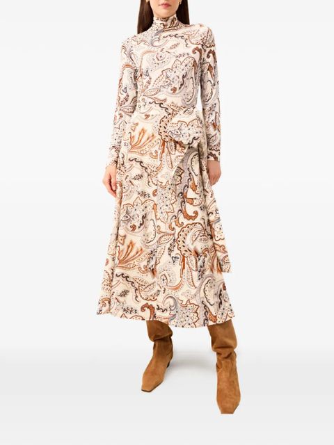 Marie Oliver Estine wrap midi skirt - Neutrals - zdjęcie produktu nr 2