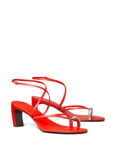 Tory Burch 65mm Pierced sandals - Red - zdjęcie produktu nr 2