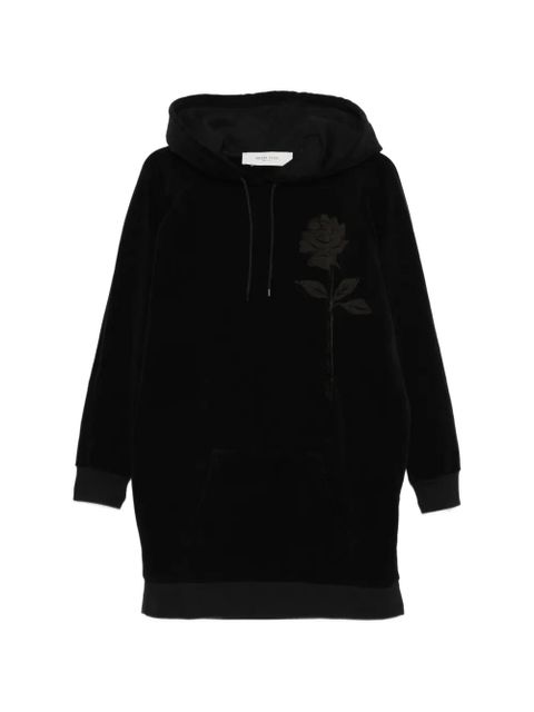 Golden Goose rose hooded mini dress - Black - zdjęcie produktu nr 1
