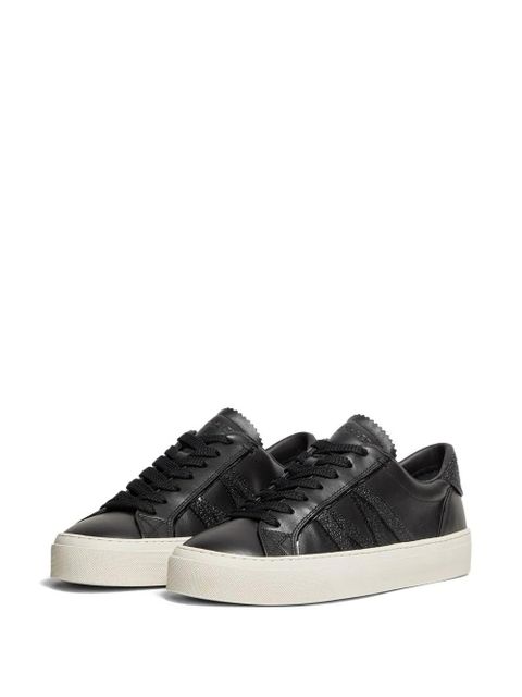 Moncler Monaco2 leather sneakers - Black - zdjęcie produktu nr 2