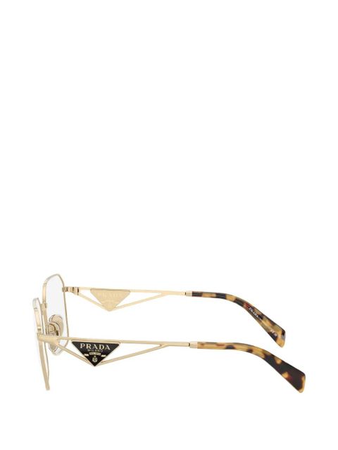 Prada Eyewear square-frame glasses - Gold
