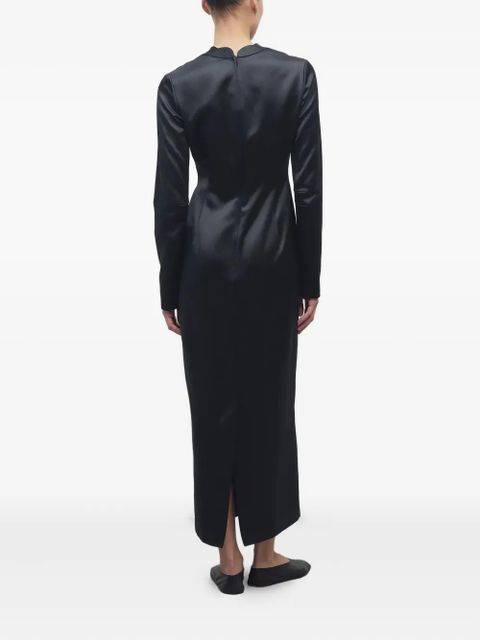 The Row Mitzi midi dress - Black