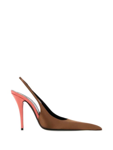 Saint Laurent Deroche slingback pumps - Brown - zdjęcie produktu nr 1