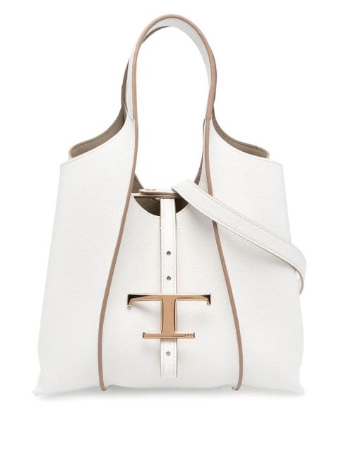 Tod's Timeless logo charm tote bag - White - zdjęcie produktu nr 1
