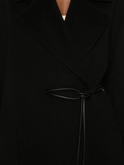 Sportmax belted coat - Black