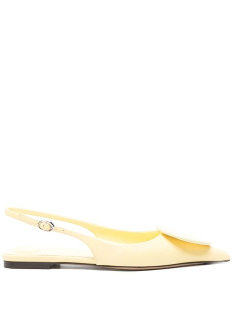 Jacquemus Duelo slingback pumps - Yellow - zdjęcie produktu nr 1