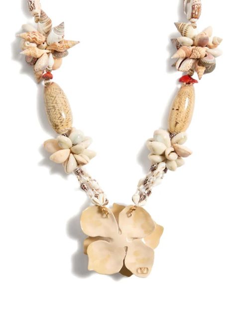 Valentino Garavani Aquatic Garden necklace - Neutrals