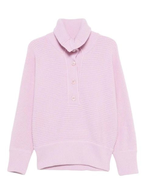 Magda Butrym high-neck button-placket jumper - Pink - zdjęcie produktu nr 1