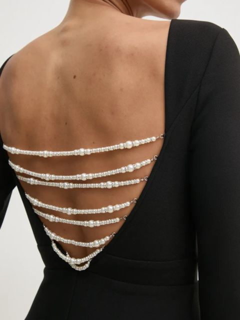 Marciano Guess sukienka CELIA kolor czarny mini prosta 5RGK32 6869Z