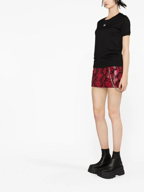 Dolce & Gabbana crystal-embellished round-neck T-shirt - Black