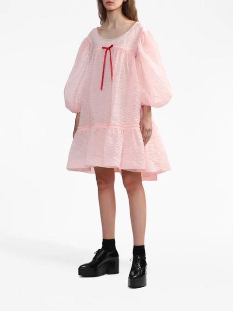 Simone Rocha bow-detail puff-sleeve dress - Pink - zdjęcie produktu nr 2