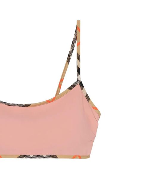 Burberry check trim bikini - Pink - zdjęcie produktu nr 2