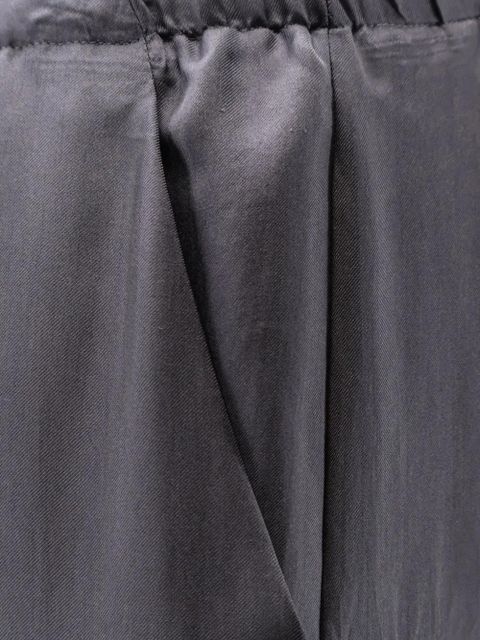 Alysi elastic-waistband drawstring trousers - Grey