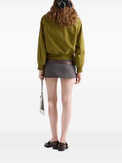 Prada poplin jacket - Green
