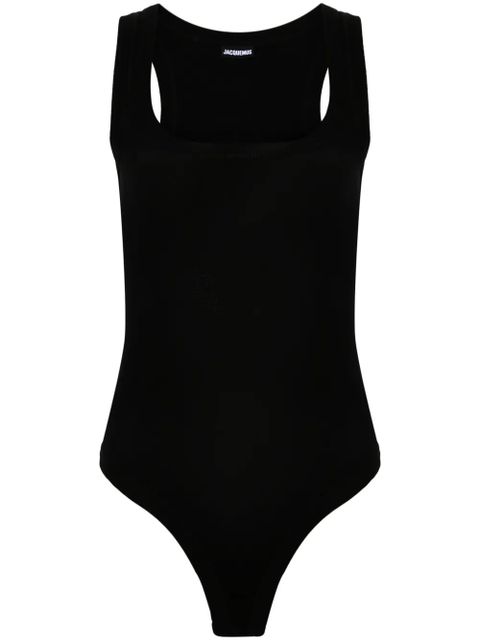 Jacquemus Le Body Gros Grain bodysuit - Black - zdjęcie produktu nr 1