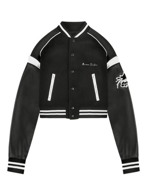 Manière De Voir Eiffel varsity jacket - Black - zdjęcie produktu nr 1