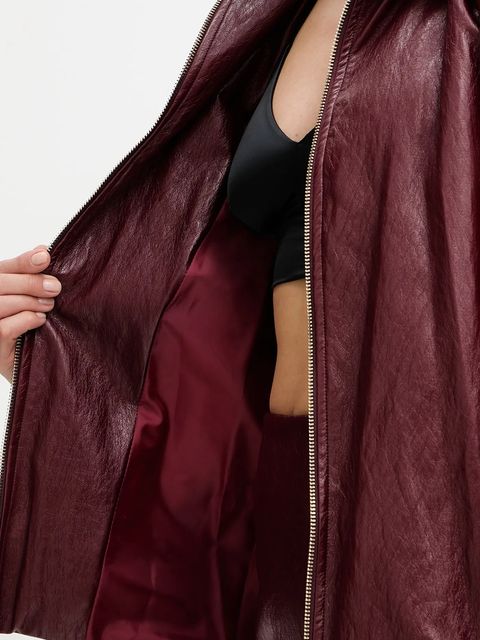 Haveone kurtka kolor bordowy przejściowa JMA-P040