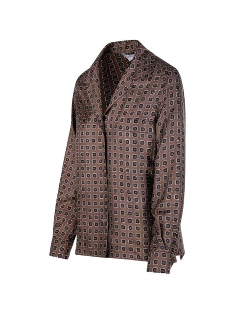 Max Mara patterned shirt - Brown - zdjęcie produktu nr 2