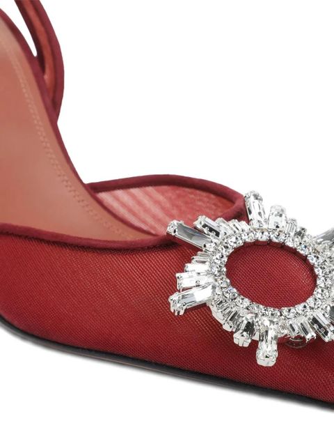 Amina Muaddi 70mm Begum pumps - Red