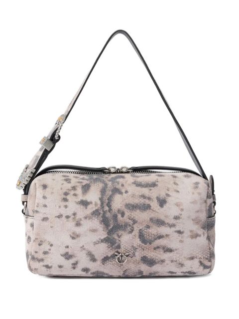 PINKO leopard-print silver shoulder bag - Neutrals - zdjęcie produktu nr 1