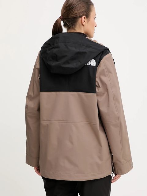 The North Face kurtka narciarska Driftview Anorak kolor brązowy NF0A82W1DHL1