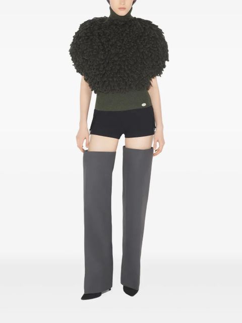 Jean Paul Gaultier Bouclette high-neck sweater - Green - zdjęcie produktu nr 2