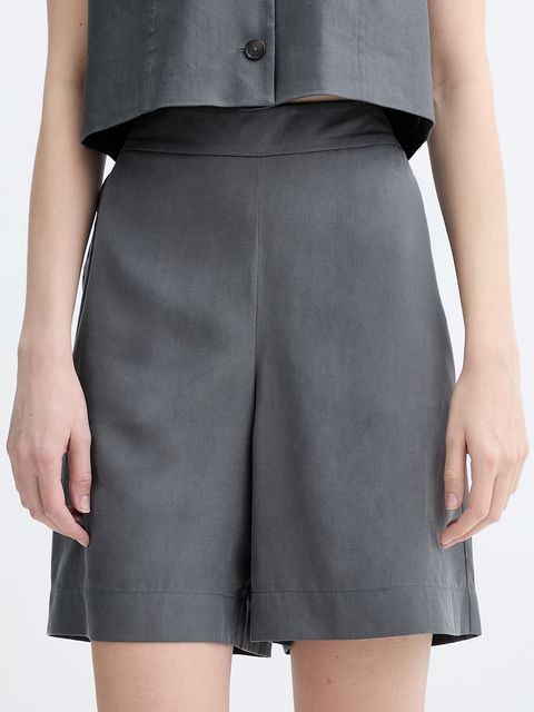 Marc O'Polo szorty damskie z dodatkiem lnu - zdjęcie produktu nr 1