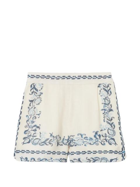 Claudie Pierlot floral-print shorts - Neutrals - zdjęcie produktu nr 1