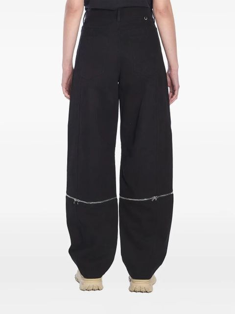 Moncler cotton baggy pants - Black