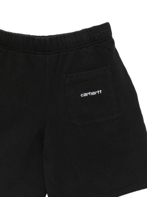 Carhartt WIP embroidered-logo track shorts - Black