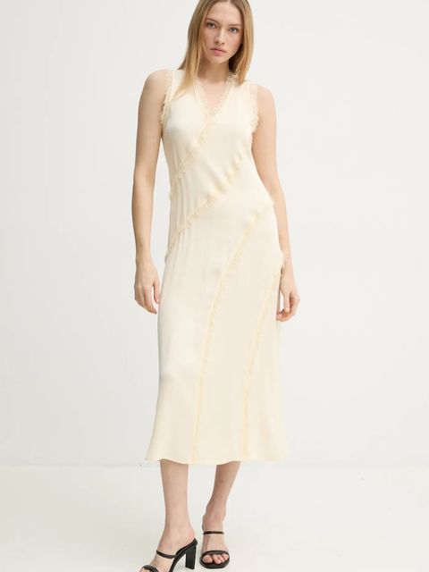 Day Birger et Mikkelsen sukienka Ryleigh kolor żółty midi rozkloszowana DAY65243750 - zdjęcie produktu nr 1