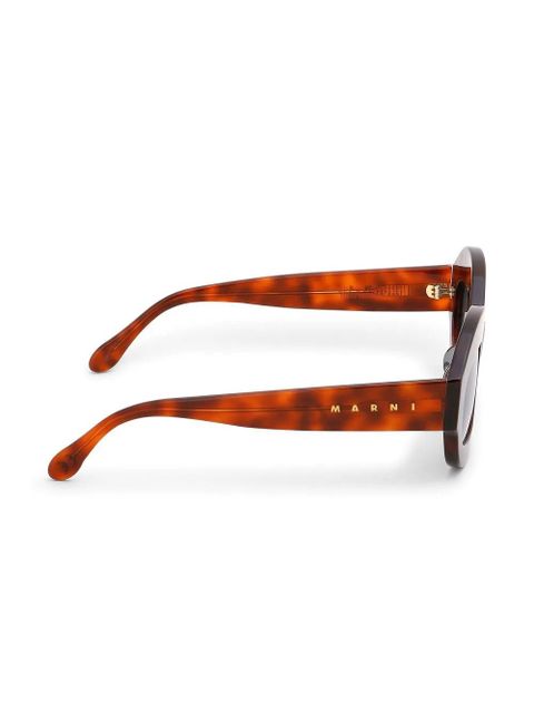 Marni Eyewear round-frame sunglasses - Brown