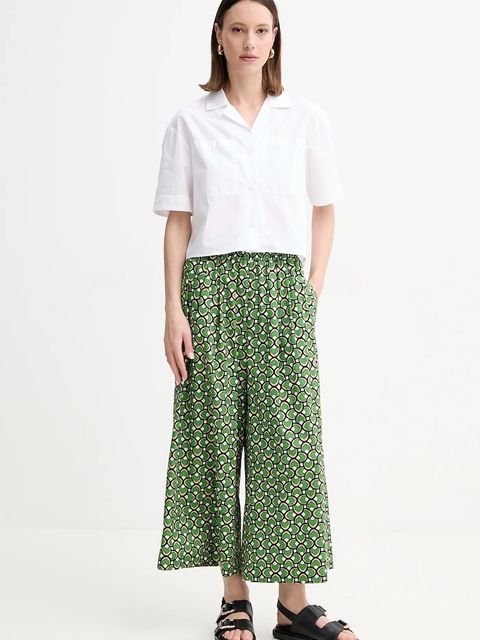 Weekend Max Mara spodnie bawełniane - zdjęcie produktu nr 2