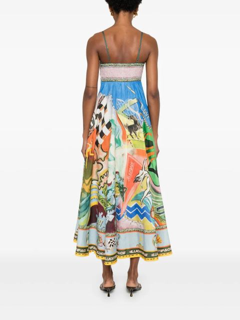 ALEMAIS Lucky Pace midi dress - Blue - zdjęcie produktu nr 2