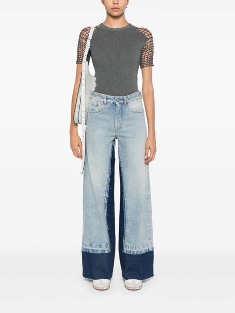 MM6 Maison Margiela single-stitch jeans - Blue - zdjęcie produktu nr 2