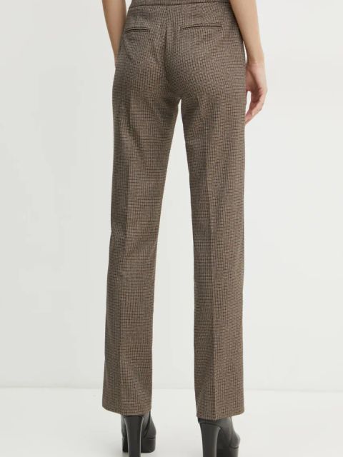 Morgan spodnie PONNI.F damskie kolor multicolor proste high waist PONNI.F