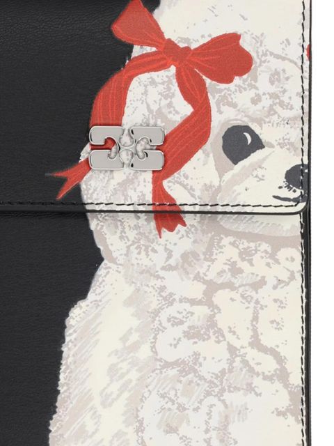 GANNI dog-print wallet - White - zdjęcie produktu nr 2