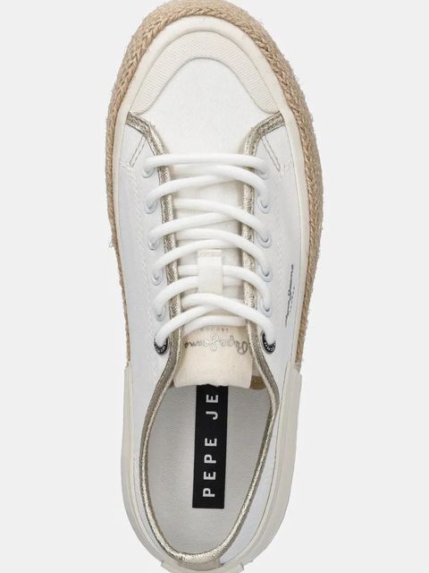 Pepe Jeans tenisówki SAMOI MIX kolor biały PLS31595