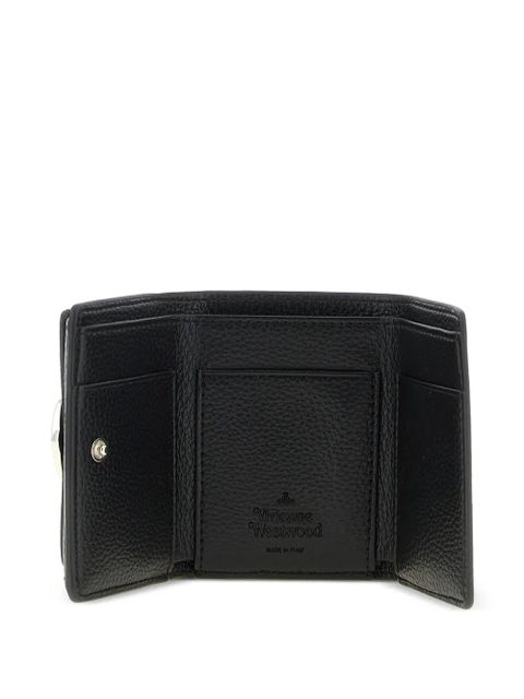 Vivienne Westwood small Orb logo wallet - Black