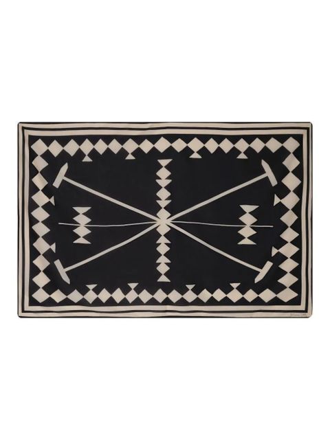 Johanna Ortiz Polo Rhombs pareo skirt - Black - zdjęcie produktu nr 2