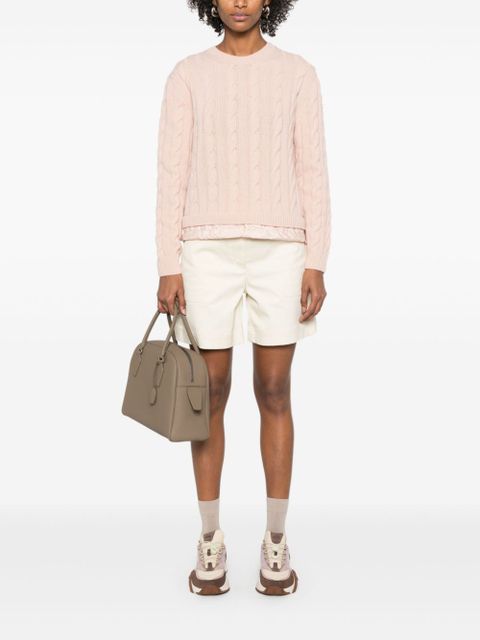 Moncler cable-knit sweater - Pink - zdjęcie produktu nr 2