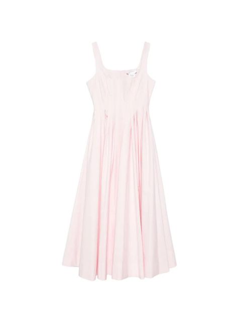 Sportmax square-neck maxi dress - Pink - zdjęcie produktu nr 1