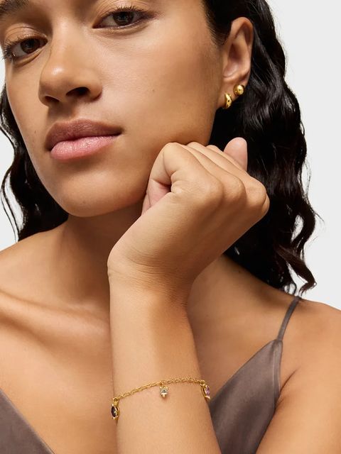 Tous bransoletka ze srebra pokrytego złotem Color Lab 1004249900