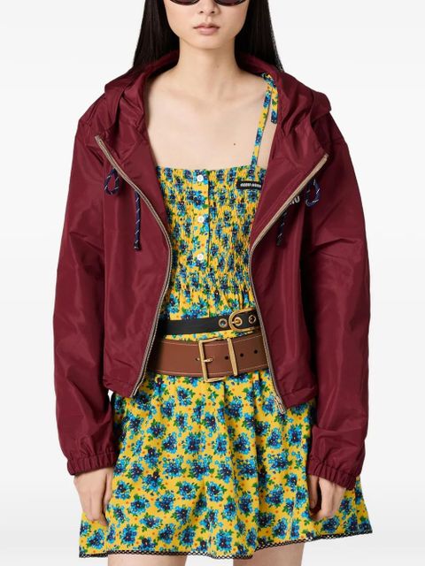Miu Miu hooded jacket - Red - zdjęcie produktu nr 2