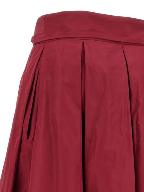 PINKO Cavallinaì pleated maxi skirt - Red