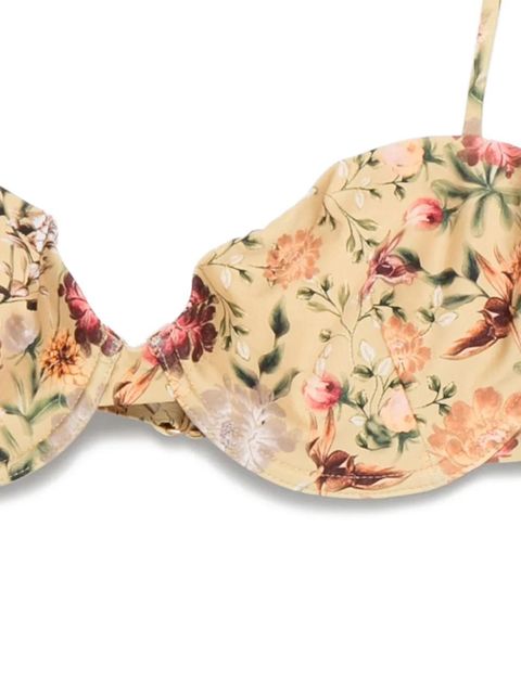 Agua By Agua Bendita floral bikini top - Yellow - zdjęcie produktu nr 2