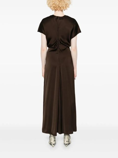 TOTEME Slouch Waist maxi dress - Brown